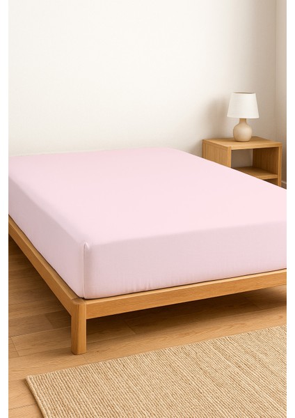 | Purecomfort | %100 Pamuk Ranforce Çift Kişilik Lastikli Çarşaf | 160X200 | Toz Pembe fiyatları