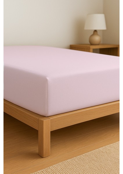 | Purecomfort | %100 Pamuk Ranforce Çift Kişilik Lastikli Çarşaf | 160X200 | Toz Pembe indirimleri