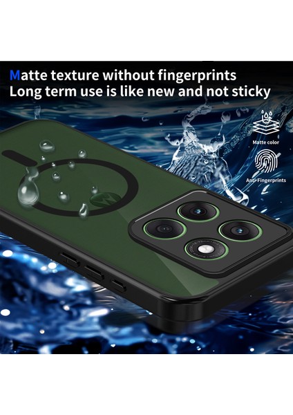 Motorola Edge 60 Pro Kılıf, Manyetik Yarı Saydam Mat Darbeye Dayanıklı ve Parmak Izi Önleyici Koruyucu Kılıf-Siyah (Yurt Dışından) modelleri