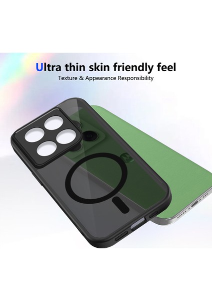 Motorola Edge 60 Pro Kılıf, Manyetik Yarı Saydam Mat Darbeye Dayanıklı ve Parmak Izi Önleyici Koruyucu Kılıf-Siyah (Yurt Dışından) indirimleri