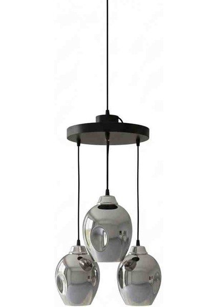 3'lü Krom Avize fiyatları