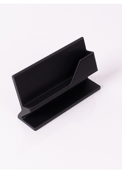 3D Baskı Kartvizit Standı Siyah Masaüstü Şık Ofis Organizer Kartlık Kart Tutucu Aparat fiyatları