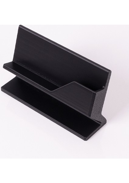 3D Baskı Kartvizit Standı Siyah Masaüstü Şık Ofis Organizer Kartlık Kart Tutucu Aparat modelleri
