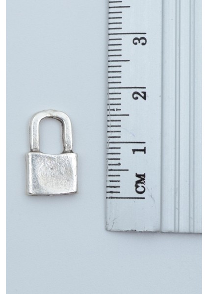 Minimal Kilit Gümüş Kaplama Düz Zincir Kolye modelleri