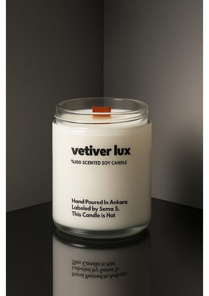 : Vetiver Lux : Cam Kavanozda Kokulu %100 Soya Mum (Narenciye, Greyfurt, Sandal Ağacı, Musk) modelleri