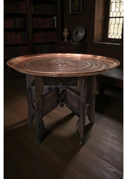 67 cm El Işlemeli Otantik Desenli Kalın Urfa Bakır Tepsi - BAKIR-TPS459 fırsatları