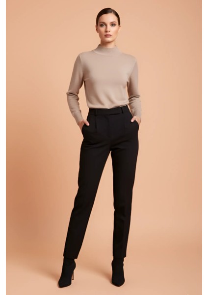 Basic Yarım Balıkçı Yaka Triko Kazak