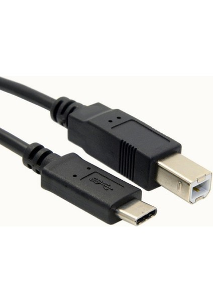 Tkz 4969 Type C To USB Yeni Nesil Printer Yazıcı Tarayıcı Ara Bağlantı Kablosu 1.5metre