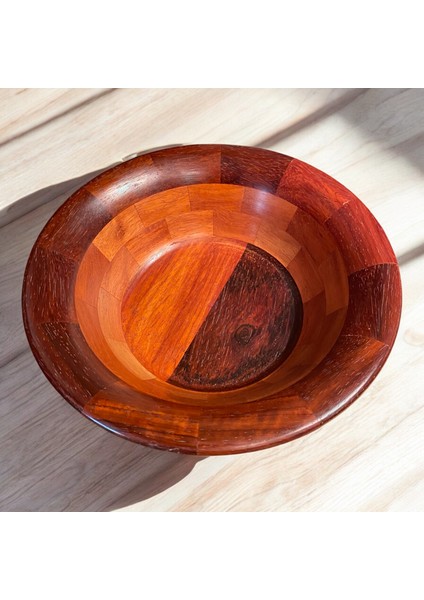 🌿 El Yapımı Duka Ağacından Ahşap Meyve Tabağı