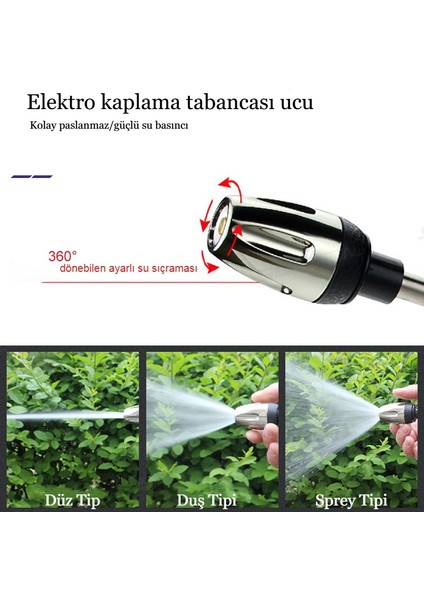 Yüksek Basınçlı Sulama Yıkama Köpük Tabancası 360° Dönebilen Bahçe Sulama Araba Yıkama Seti fırsatları