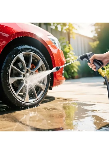 Yüksek Basınçlı Sulama Yıkama Köpük Tabancası 360° Dönebilen Bahçe Sulama Araba Yıkama Seti