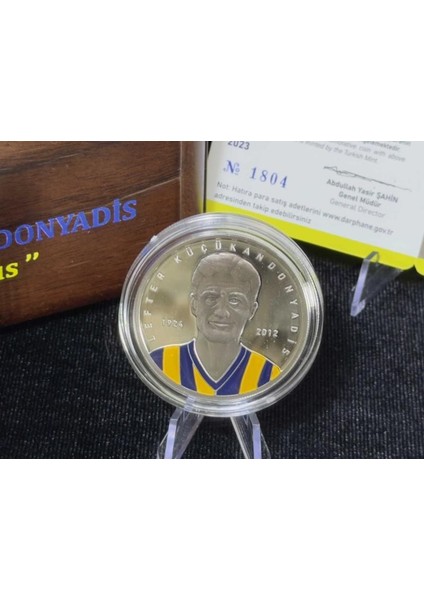 – Lefter Küçükandonyadis Türk Spor Insanları Serisi No:3 Gümüş Hatıra Sikkesi Özel Ahşap Kutulu fırsatları