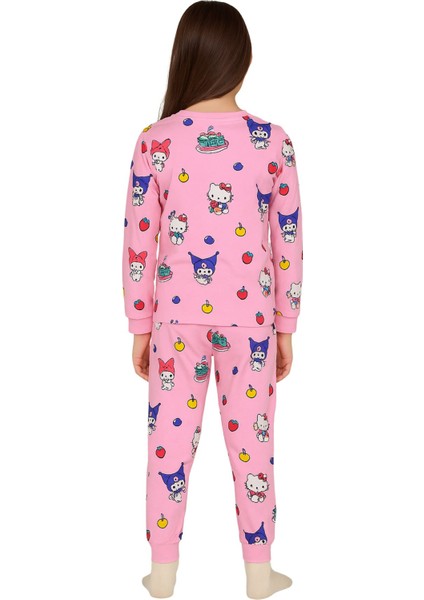 Cute Hello Kitty ve Kuromi Desenli Kız Çocuk Pijama Takımı fiyatları