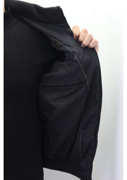 Fistan Store Erkek Hakim Yaka Spor Kesim Normal Kalıp Kolları Çelik Örgü Kışlık Mont fırsatları