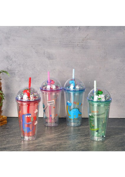 3 Adet Tohana Polikarbon Pipetli Bardak Dinazor Işıklı 450 cc fiyatları