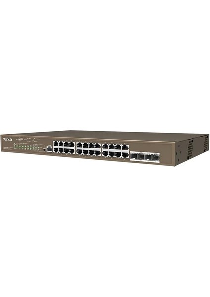 TEG5328P-24-410W 24 Port Poe 10/100/1000 410W Yonetılebılır Desktop Swıtch