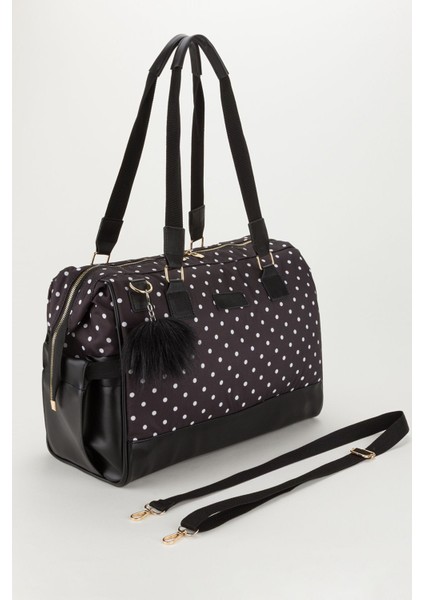 Bondit Hafif Kumaş Alaçatı Modeli Anne Bebek Çantası Bebek Bakım Çantası modelleri