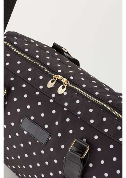 Bondit Hafif Kumaş Alaçatı Modeli Anne Bebek Çantası Bebek Bakım Çantası