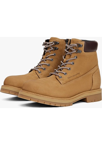 Erkek Bot Marka Logolu Süet Detaylı ve Kauçuk Tabanlı fiyatları