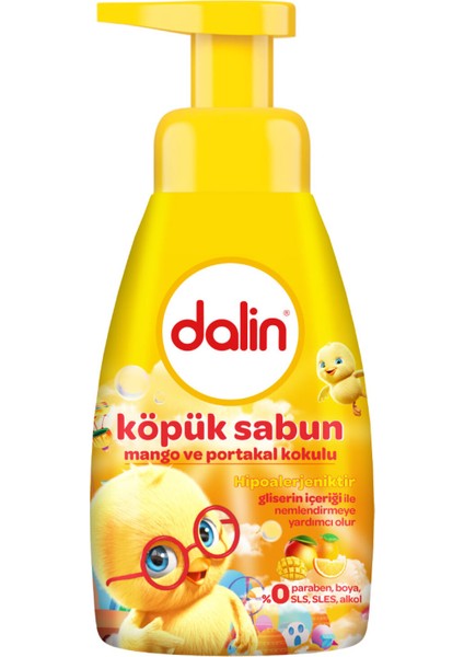 Mango Portakal Kokulu Köpük Sabun 200 ml 3 Adet