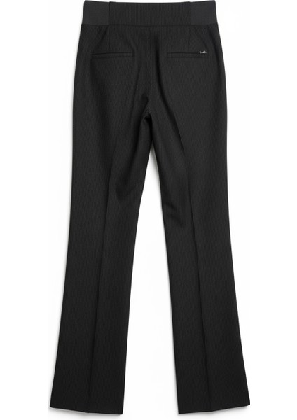 Kadın Yüksek Bel Düğme Detaylı Kumaş Pantolon Şık Günlük Model fiyatları