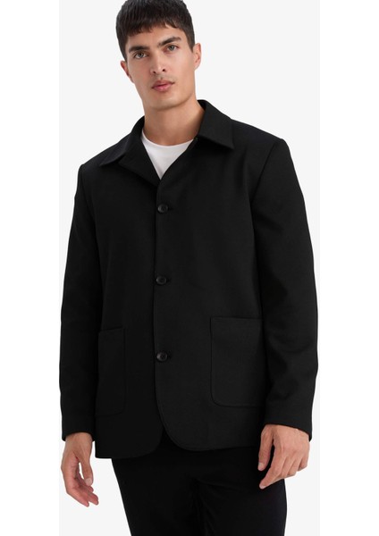 Regular Fit Polo Yaka Blazer Ceket G3832AX25WN indirimleri