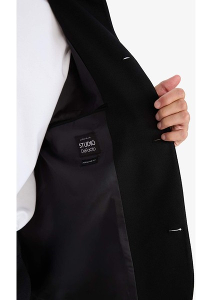 Regular Fit Polo Yaka Blazer Ceket G3832AX25WN