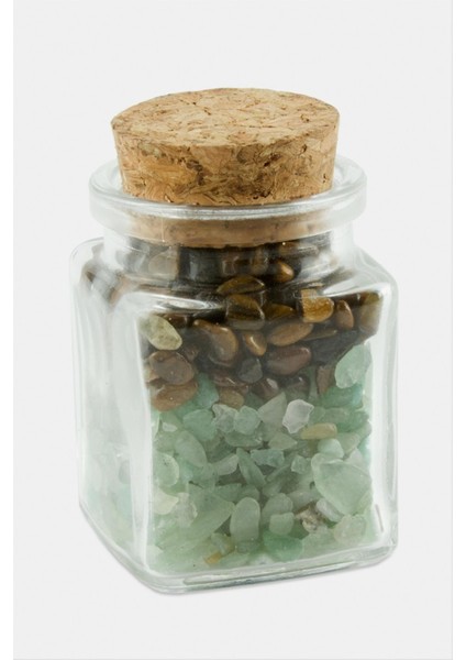 Kaplangözü Yeşim Taşı Cam Şişe Biblo