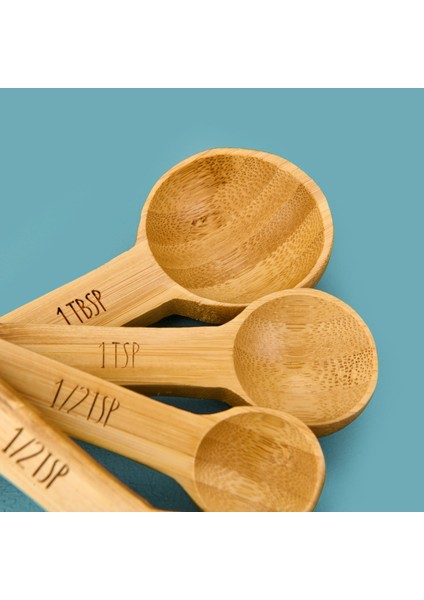 Bambu Ölçü Kaşığı Seti - Açık Kahverengi modelleri