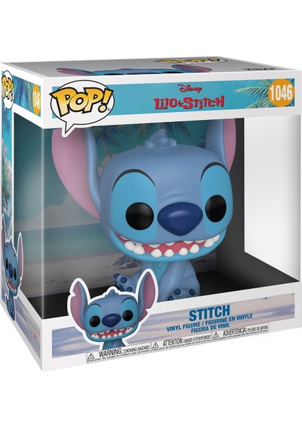 Pop! Disney: Lilo & Stitch - Jumbo 10" Stitch (Seated) #1046