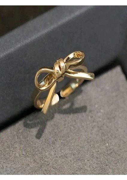 Altın Rengi Kurdele Yüzük