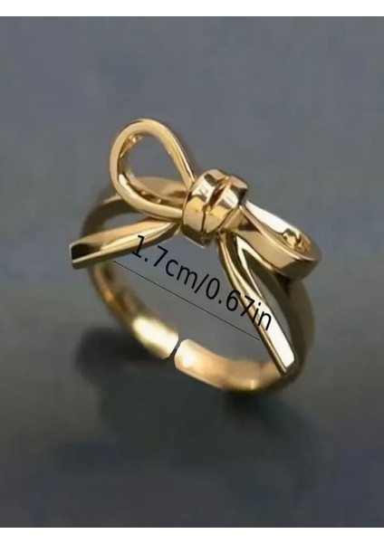 Altın Rengi Kurdele Yüzük modelleri