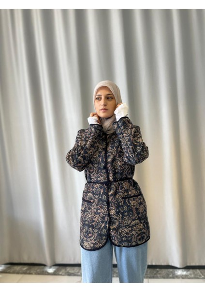 Tesettür Etnik Desen Ceket fiyatları