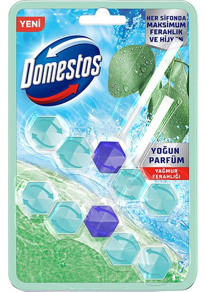 3 Adet Domestos Wc Temizleyici Blok 2x5'li Güç Yağmur Ferahlığı fiyatları