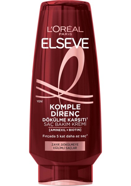 Komple Direnç Dökülme Karşıtı Krem 250 ml 3 Adet