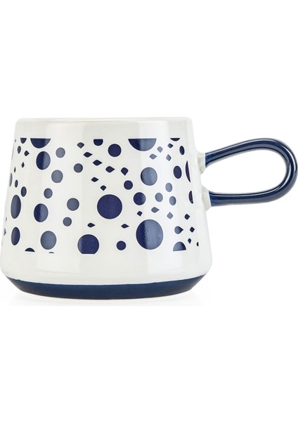 Kitchen Puantiyeli Kupa - Lacivert / Beyaz - 390 ml fiyatları