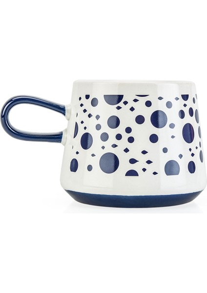 Kitchen Puantiyeli Kupa - Lacivert / Beyaz - 390 ml modelleri