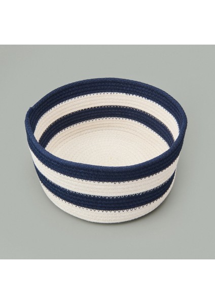 Living Nautical Fun Dekoratif Sepet - Siyah / Beyaz - 20X10 cm modelleri