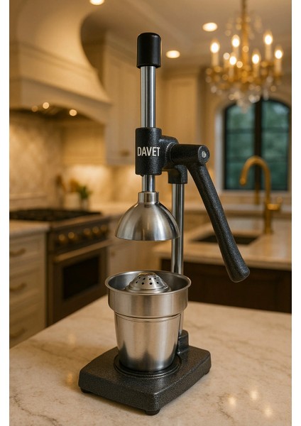 Agah Döküm Narenciye Sıkacağı - Portakal Sıkacağı -Meyve Presi - Kollu Narenciye Sıkacağı