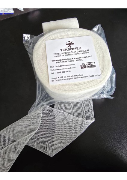 Rulo Sargı Bezi 10 cm x 100 Metre