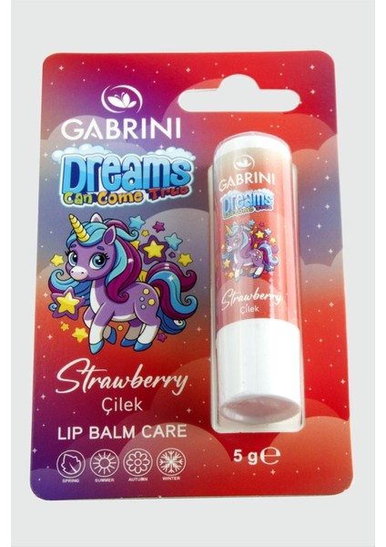 Gabrini Çilek Dudak Nemlendirici