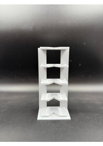 1:64 Ölçek Araç Sergileme Standı - 5 Araçlık - Gri fiyatları