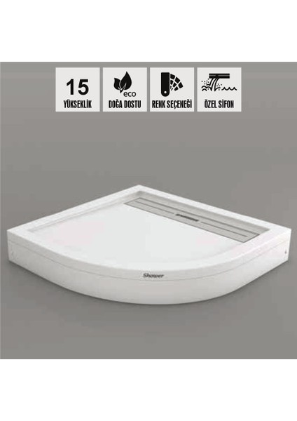 Drop Oval Panelli Duş Teknesi, Panelli fiyatları