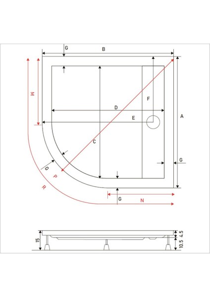 Drop Oval Panelli Duş Teknesi, Panelli fırsatları