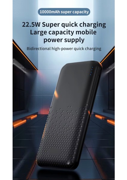 Ultra Hızlı Şarj 3 Çıkışlı Akım Sıcaklık Korumalı Powerbank Şarj Cihazı Telefon Tablet Uyumlu 22.5W 10.000 Mah fiyatları