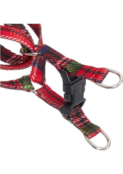 Beeztees Eastland 206111 Köpekler Için Bez Tasma, Kırmızı-Siyah modelleri
