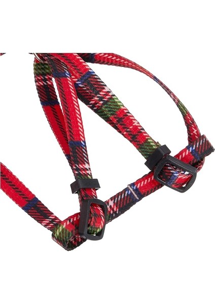 Beeztees Eastland 206111 Köpekler Için Bez Tasma, Kırmızı-Siyah fırsatları