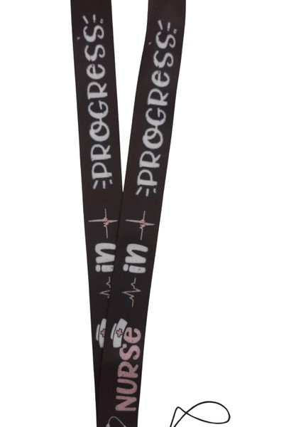 Hemşire Yükleniyor Nurse In Progress Kart Askısı Yaka Kartı Telefon Askısı Yatay Dikey Kart Koruyucu modelleri