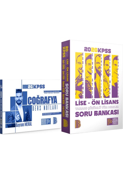 2026 Kpss Lise Ön Lisans Tüm Dersler Soru - 2026 Kpss Coğrafya Ders Notları