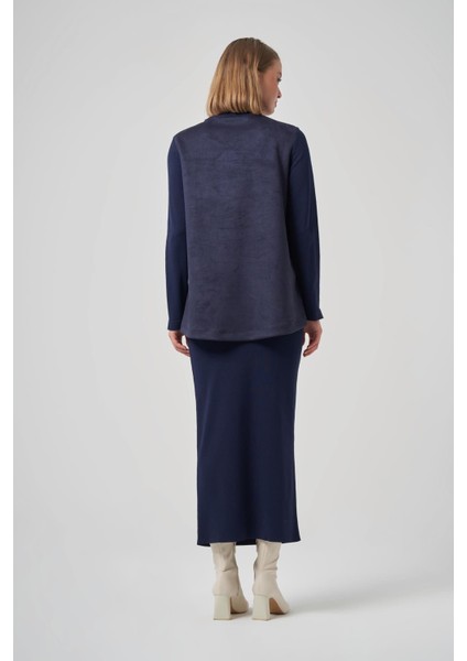 3004 Çiçek Işlemeli Kolları Triko Nubuk Tunik fırsatları